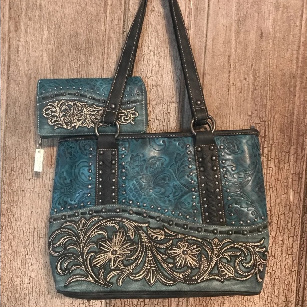 Montana West shoulder bag w/wallet